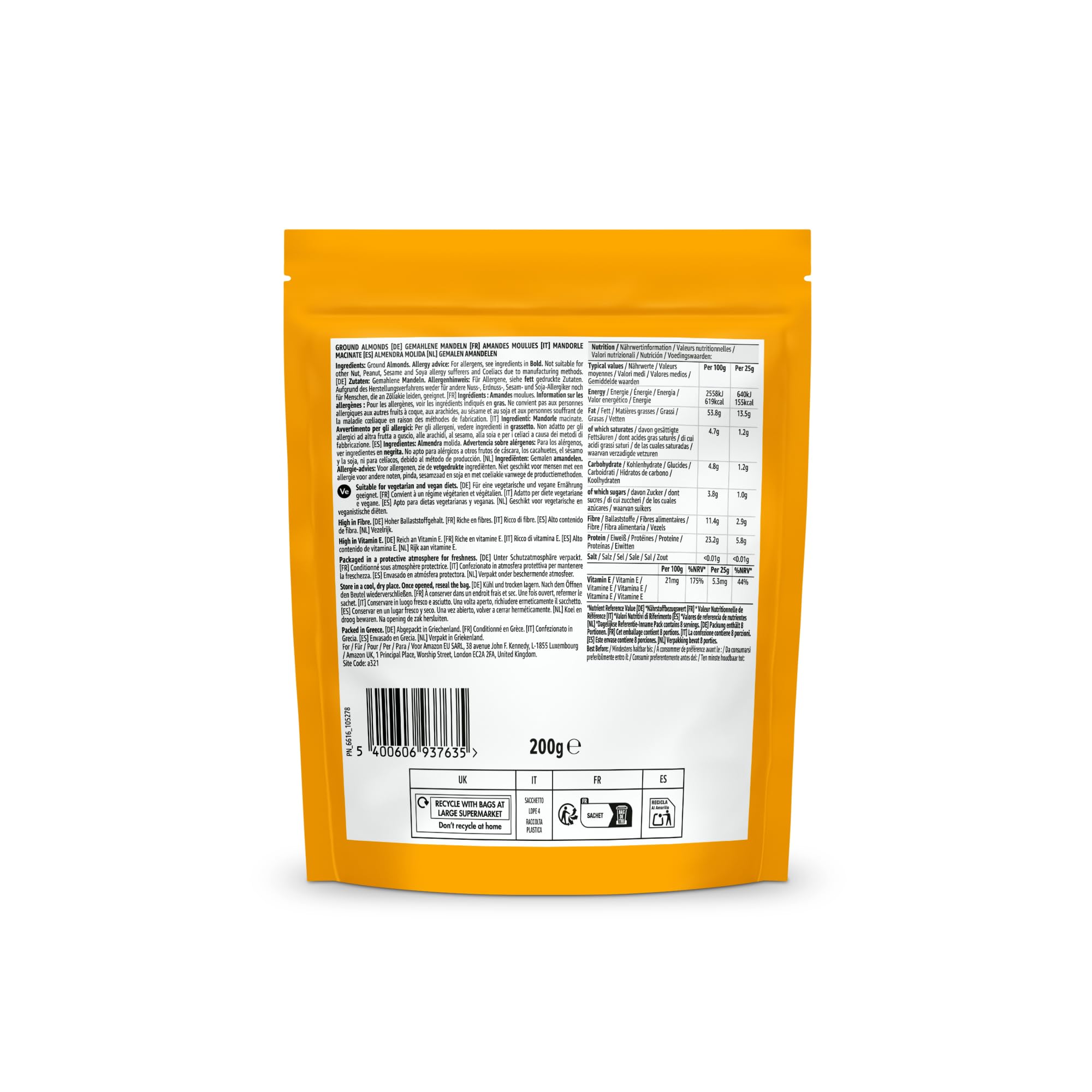 by Amazon Almendra Molida - 200g
