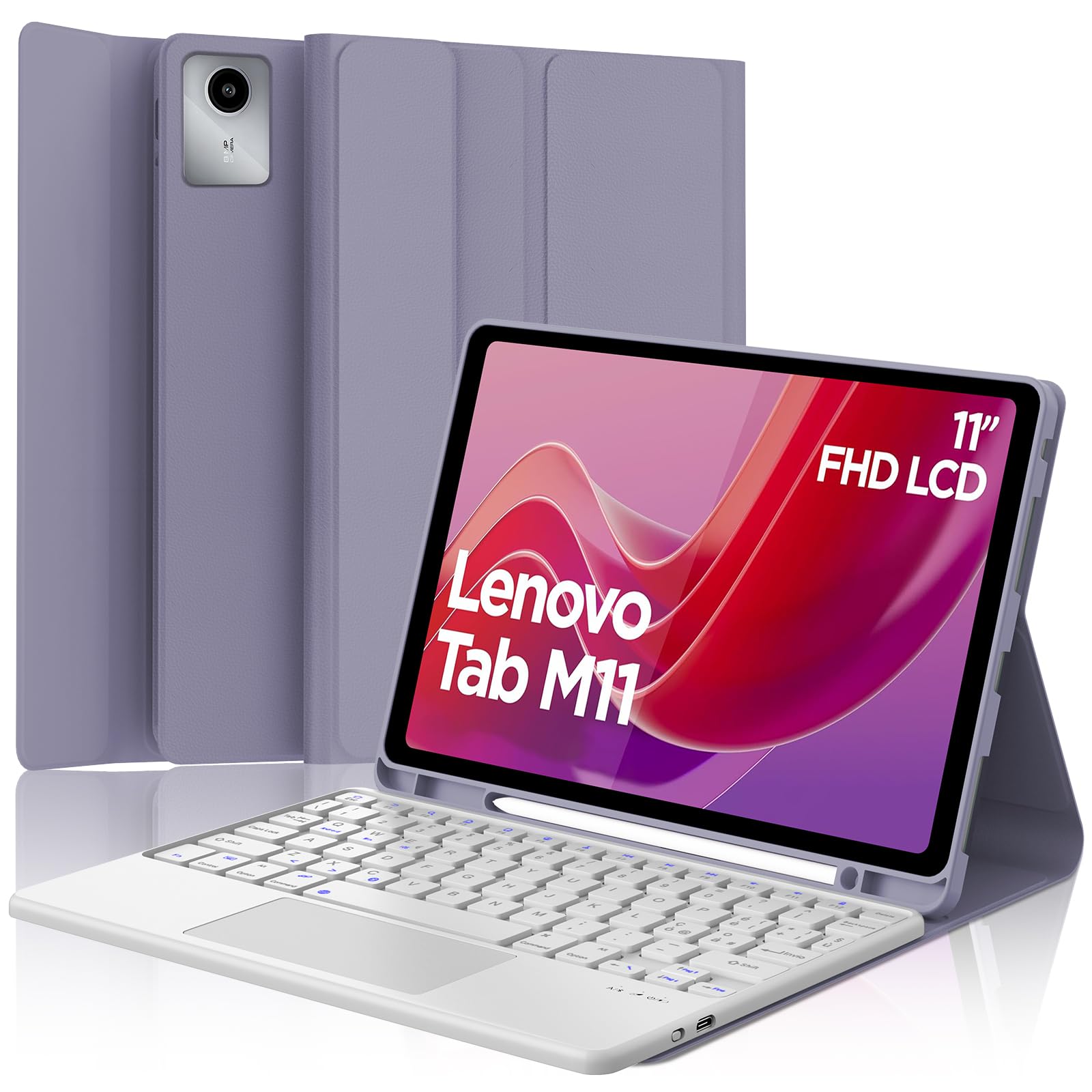 SENGBIRCH Keyboard Case for Lenovo Tab M11 11 inch 2024