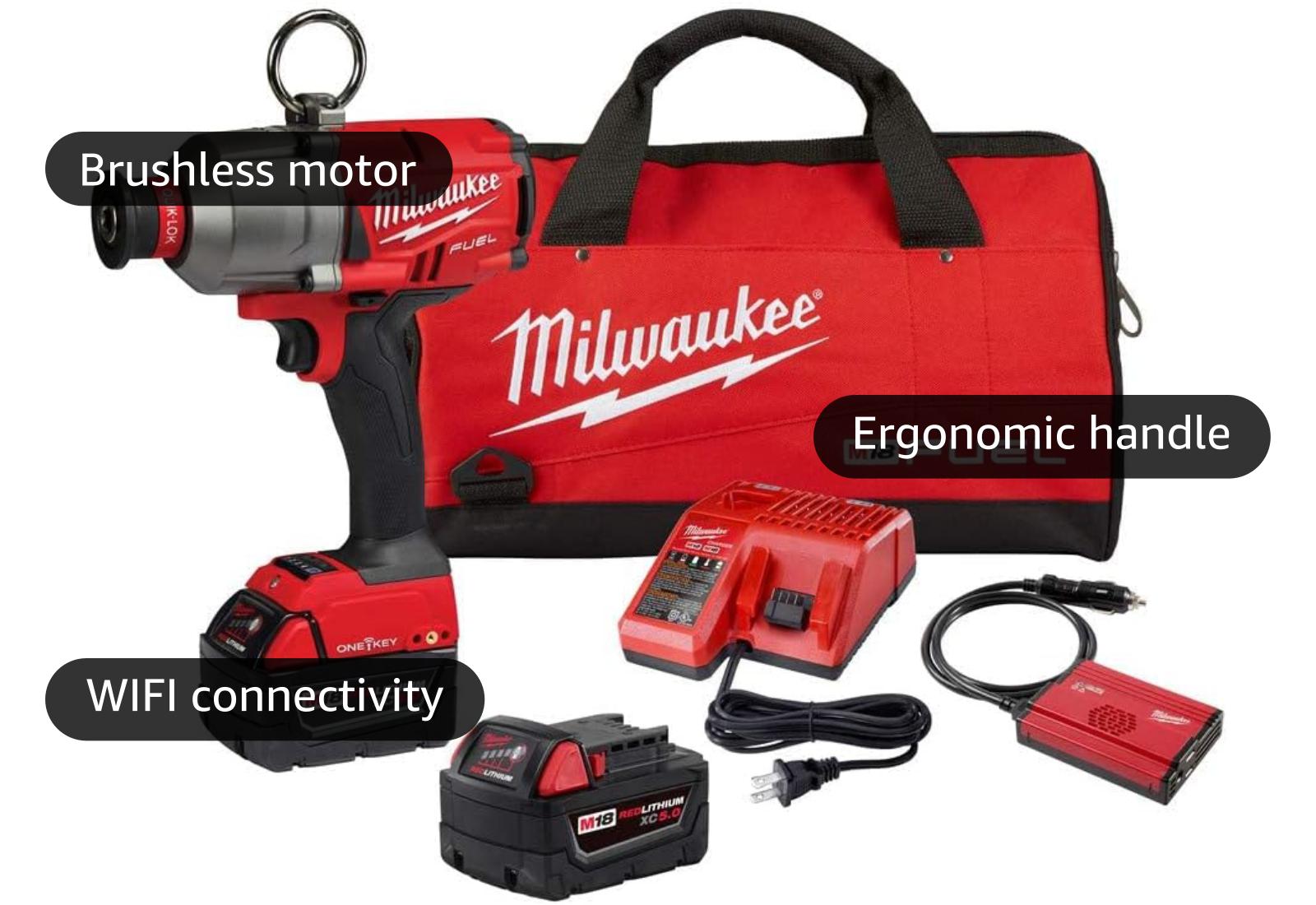 Milwaukee 2865-22 M18 FUEL 7/16 in. Hex Utility High-Torque Impact 
