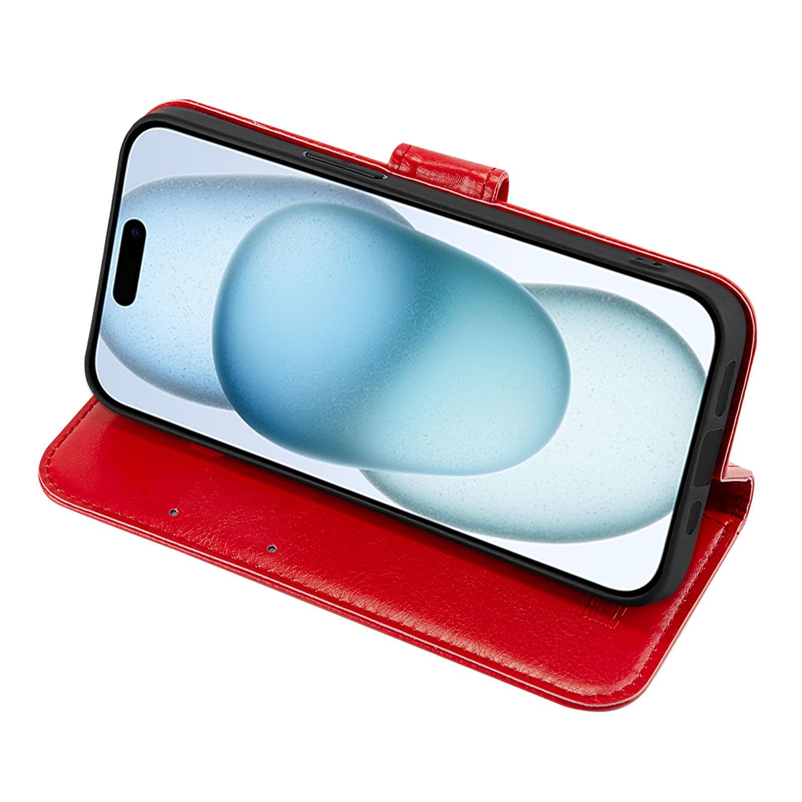 32nd Book Wallet PU Leather Case Cover for Apple iPhone 15 Plus (6.7"), Flip Case With RFID Blocking Card Slots - Image 4