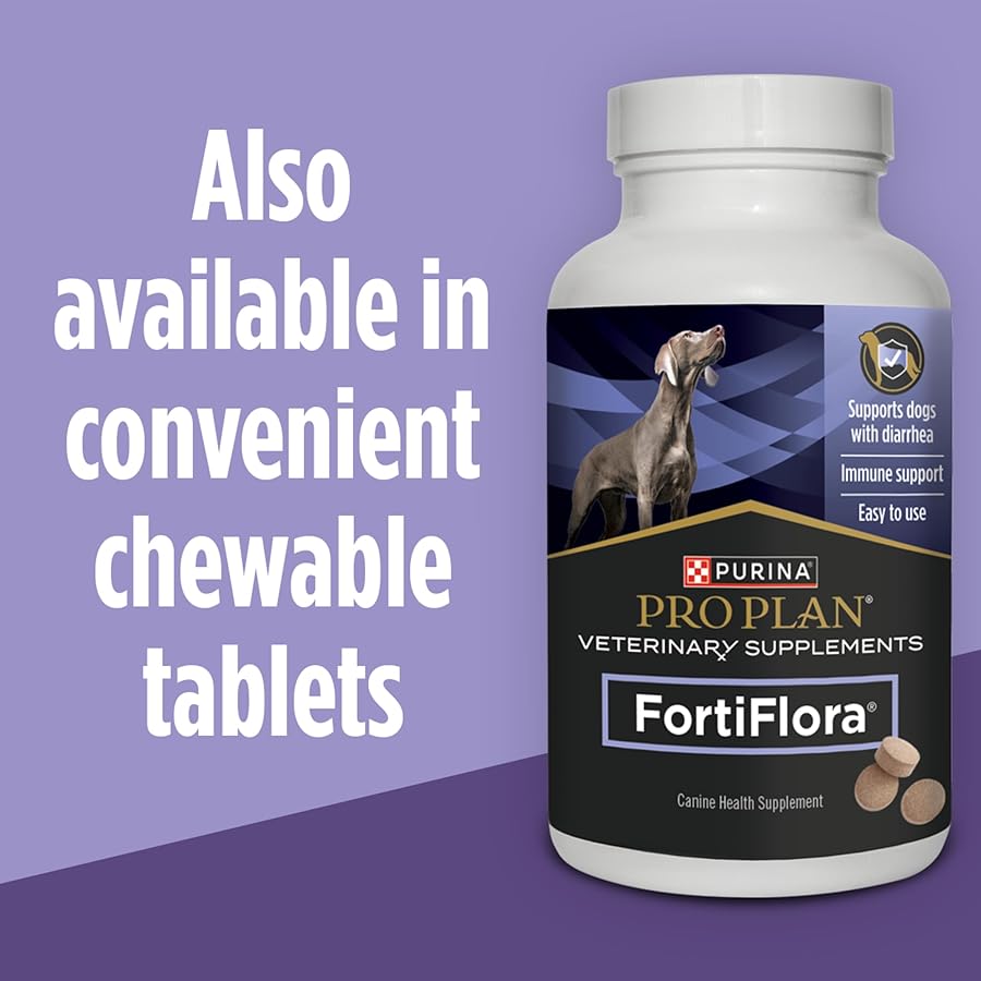 Purina Pro Plan Veterinary Supplements FortiFlora Daily Probiotics for Dogs, Helps Digestive Gut Health and Diarrhea - 30 ct. Box - image 7