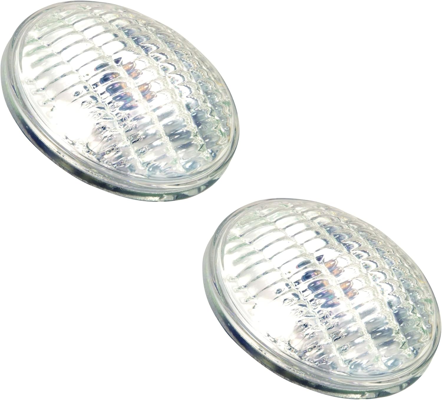 OCS Parts PAR36 6V 8W Incandescent Light Bulb Replacement | AC-DC Low Voltage Waterproof Lights for Emergency and Flood Lights, Landscape, Tractors, Swimming Pools, and ATV's (2-Pack)