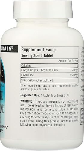 Miniatura 6 de L Arginina L Citrulina Complex Source Naturals, Inc. 60 Tabletas