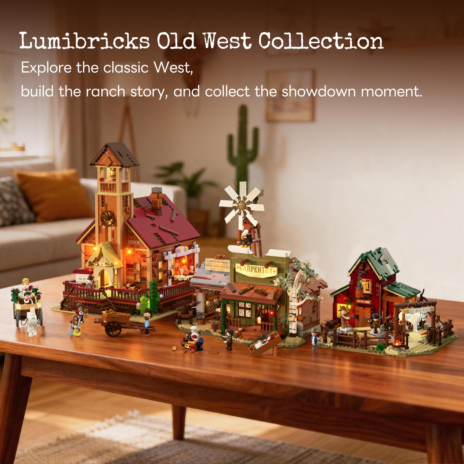 Lumibricks Wild West Ranch Duel Zestawy do budowania