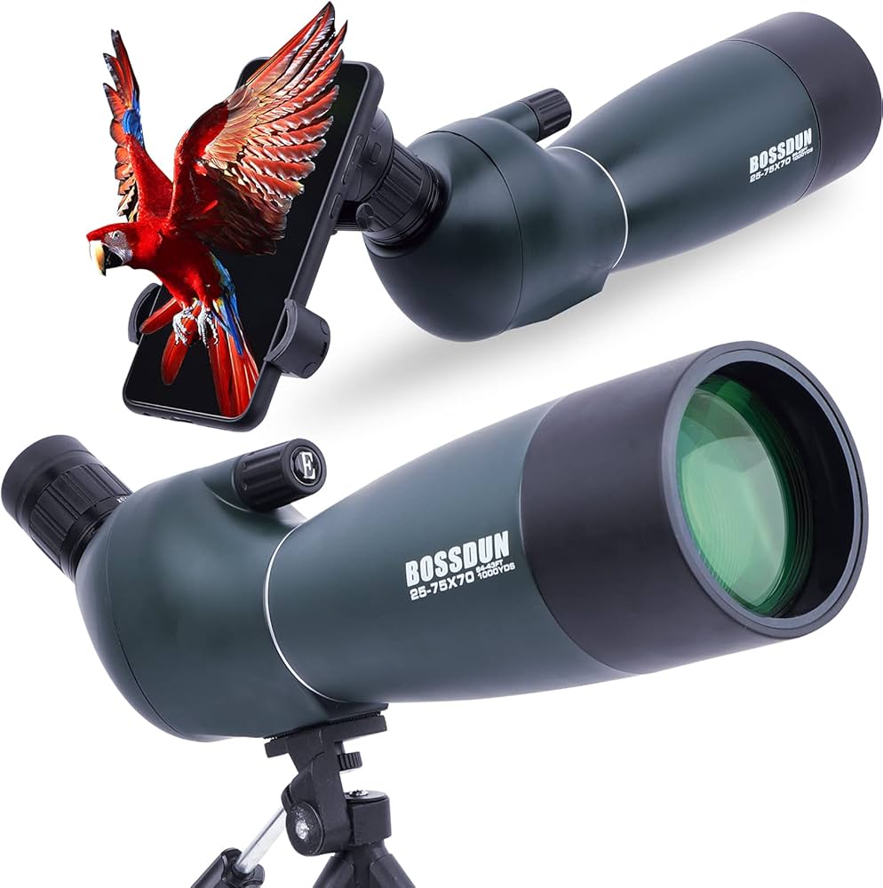 2575x70 Monocular Spotting Scope HD High Magnification, 60 OFF