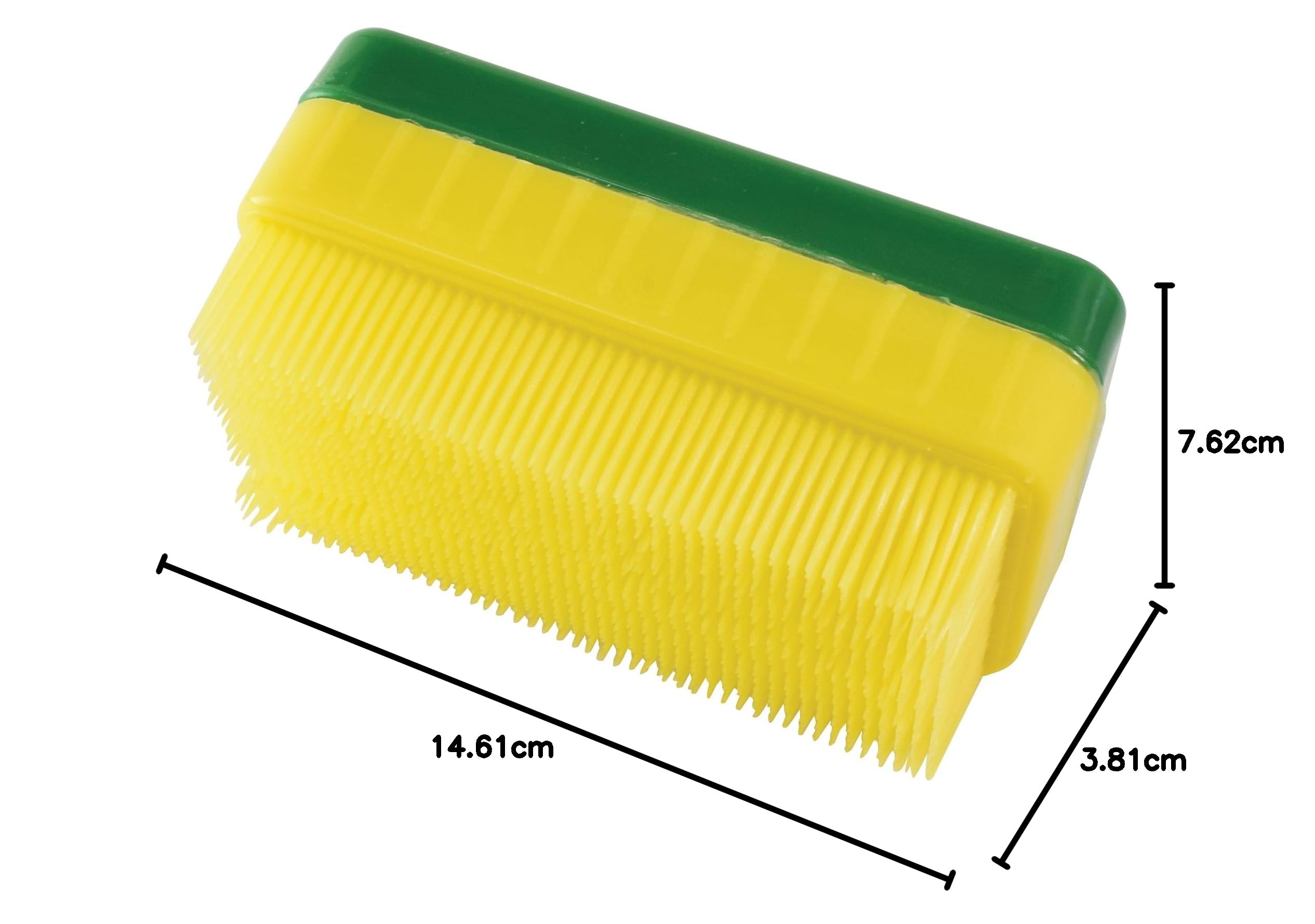 R & M International 3607 Brosse à désosser en plastique Vert Jaune