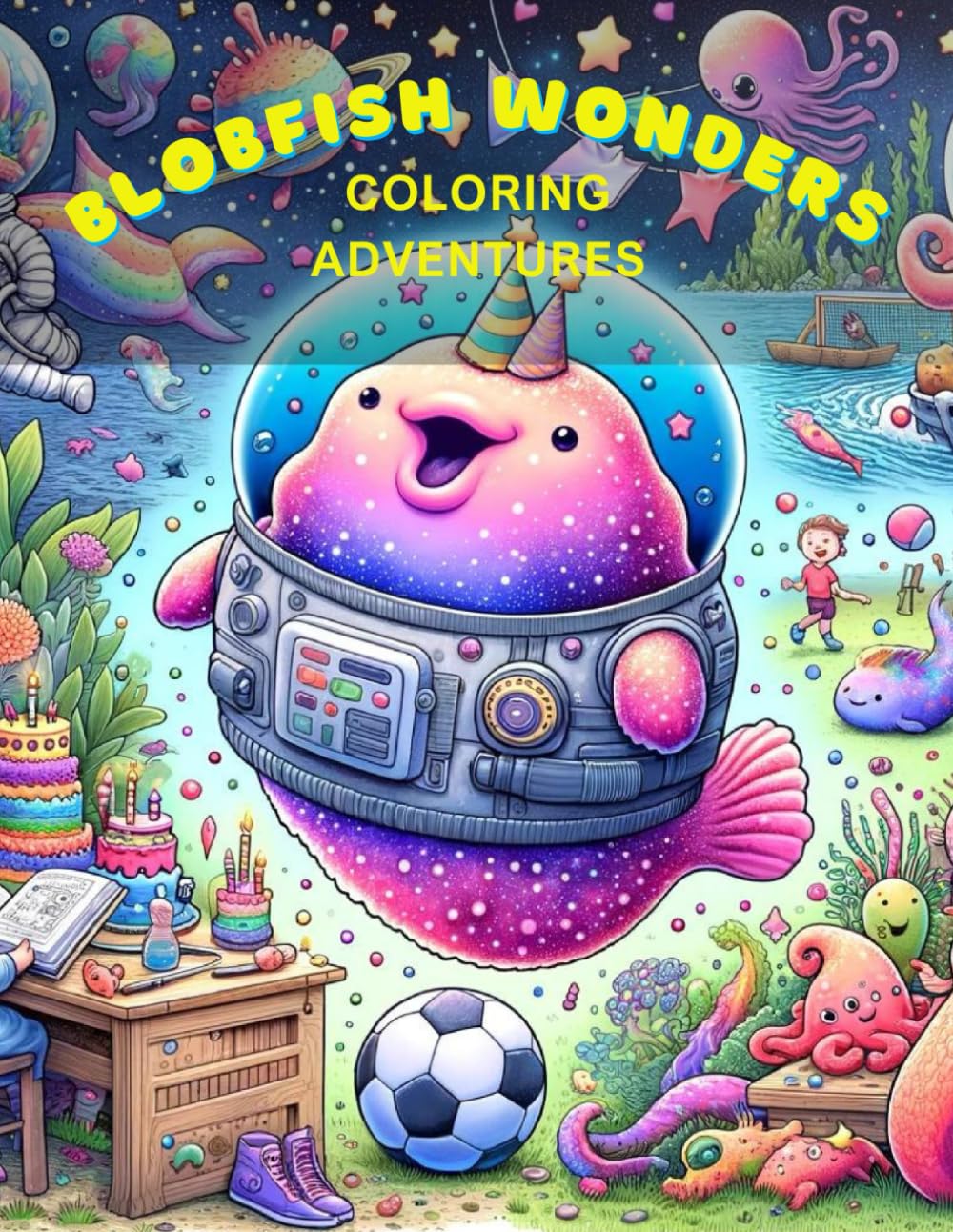 Blobfish Wonders: Coloring Adventures