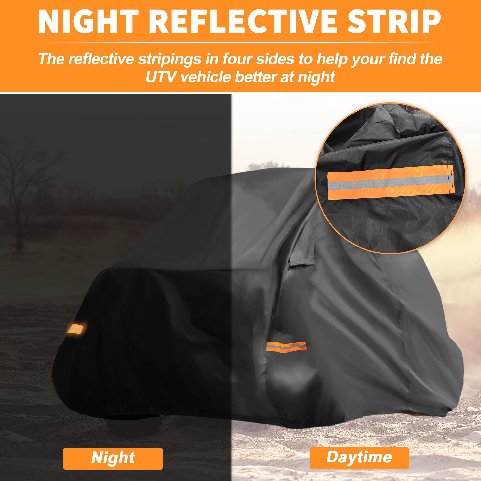 QUARKZMAN Housse Utv pour Polaris RZR XP 1000 Sport Imperméable