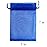 Pimuza Pack of 100 5x7 inch Gift Wrap Bags Royal Blue, Organza Sheer Fabric Sturdy Material, Drawstring Organizer for Baby Shower Favor, Celebration, Church, Rose Petals, Cosmetic, Ring, Earring,Watch