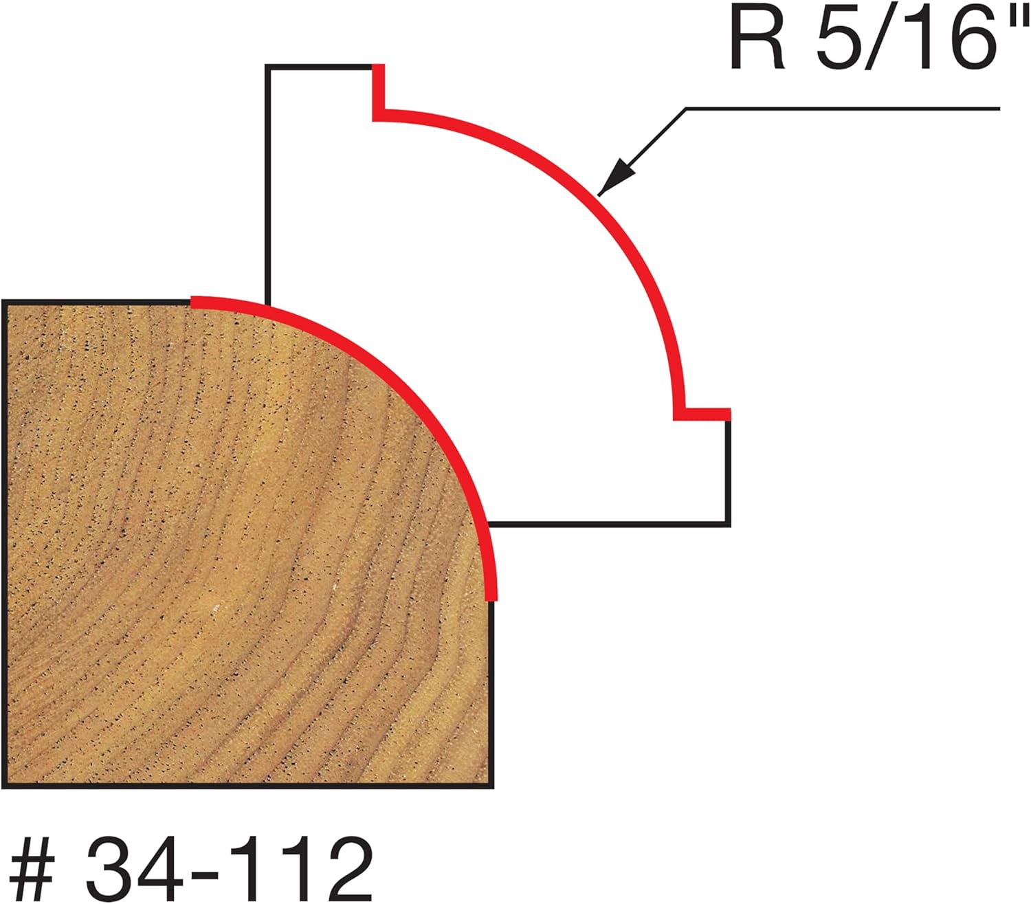 Freud 4 Piece Quadra Cut Rounding Over Router Bits Bundle