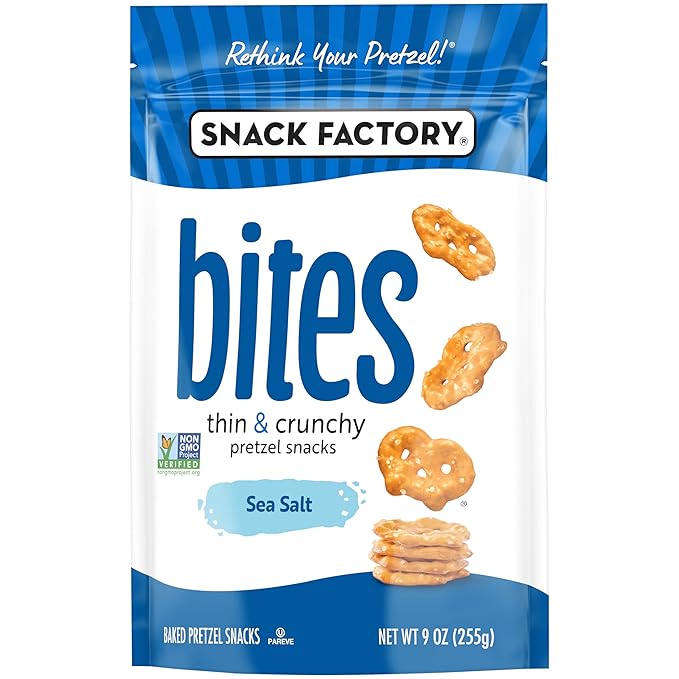 Snack Factory Sea Salt Bites, Bolsa de 9 Oz miniatura 6