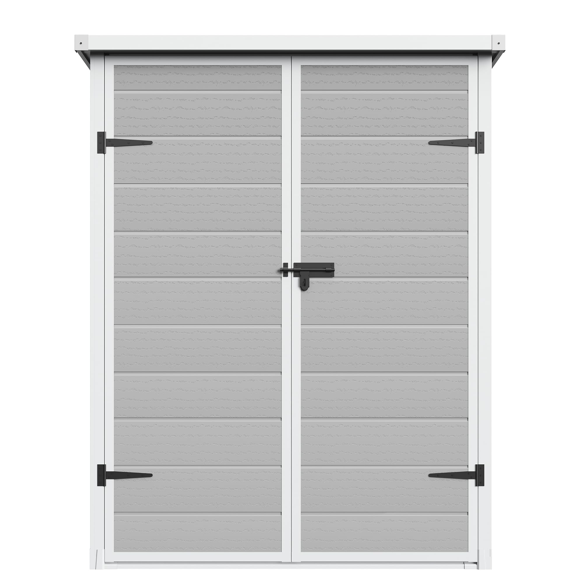 5' x 3' Heavy Duty Outdoor Storage Shed, Weather Resistant Metal Shed, Sturdy Tool Shed for Garden, Backyard