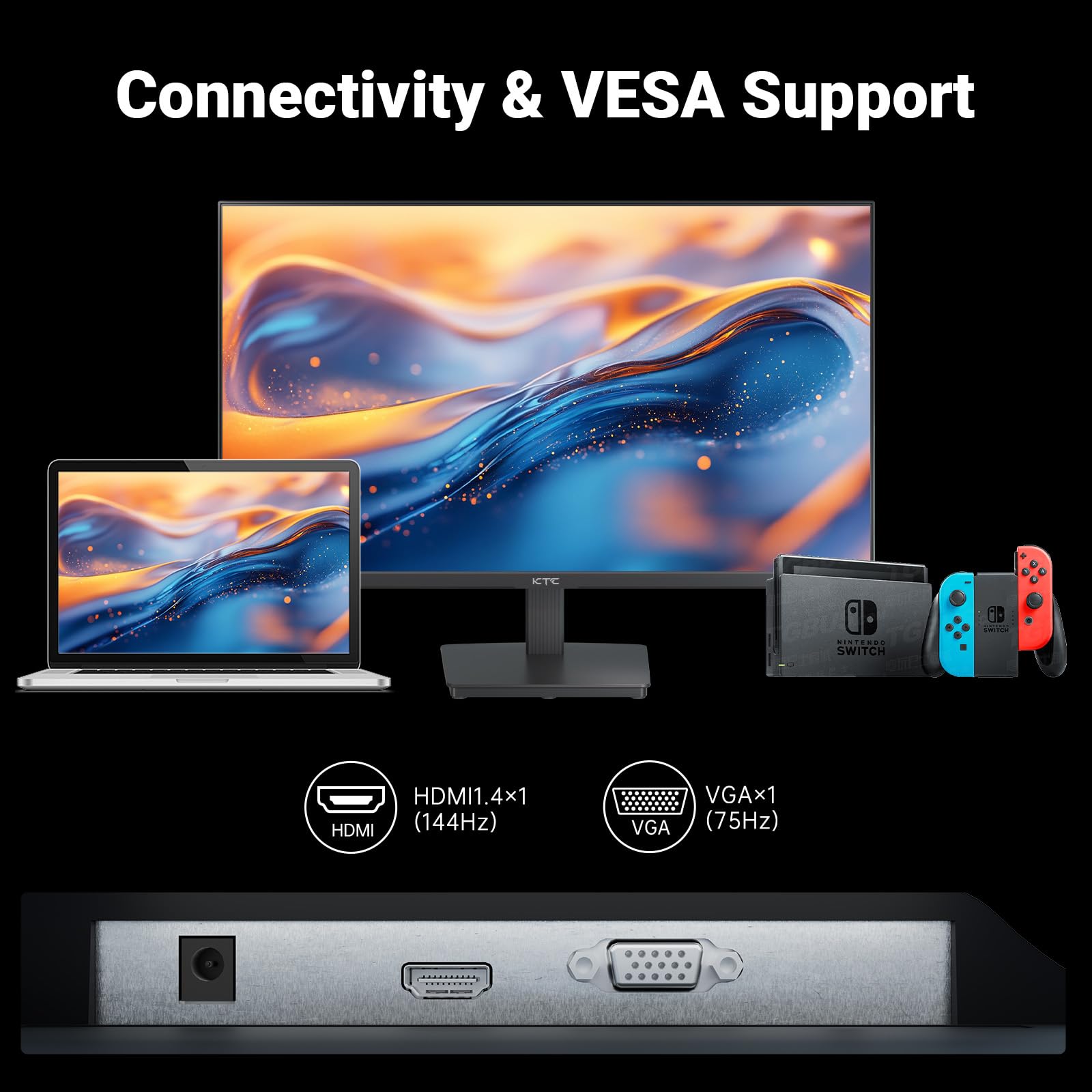Amazon.com: KTC 24 Inch FHD 1080P 100Hz Computer Monitor, VA Panel