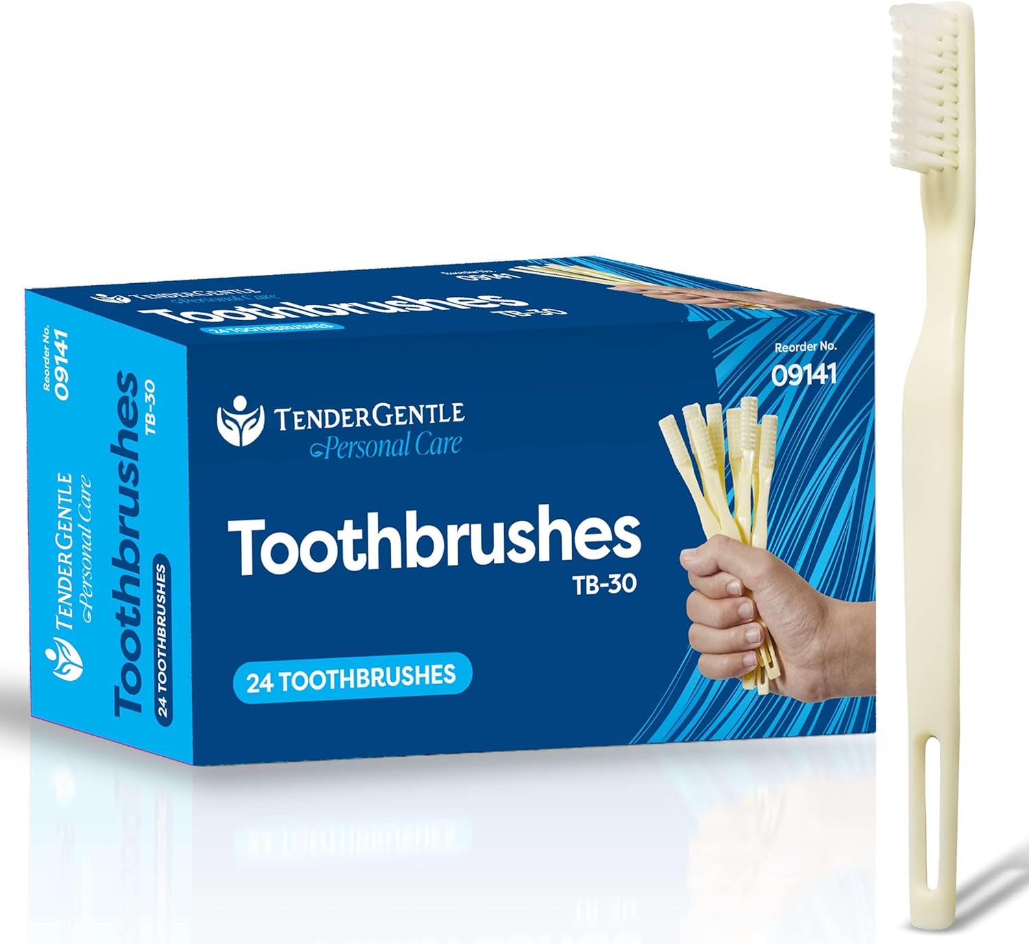 Medium Soft Toothbrushes for Adults and Kids - Case of 1440 Yellow Tooth Brushes - Individually Wrapped