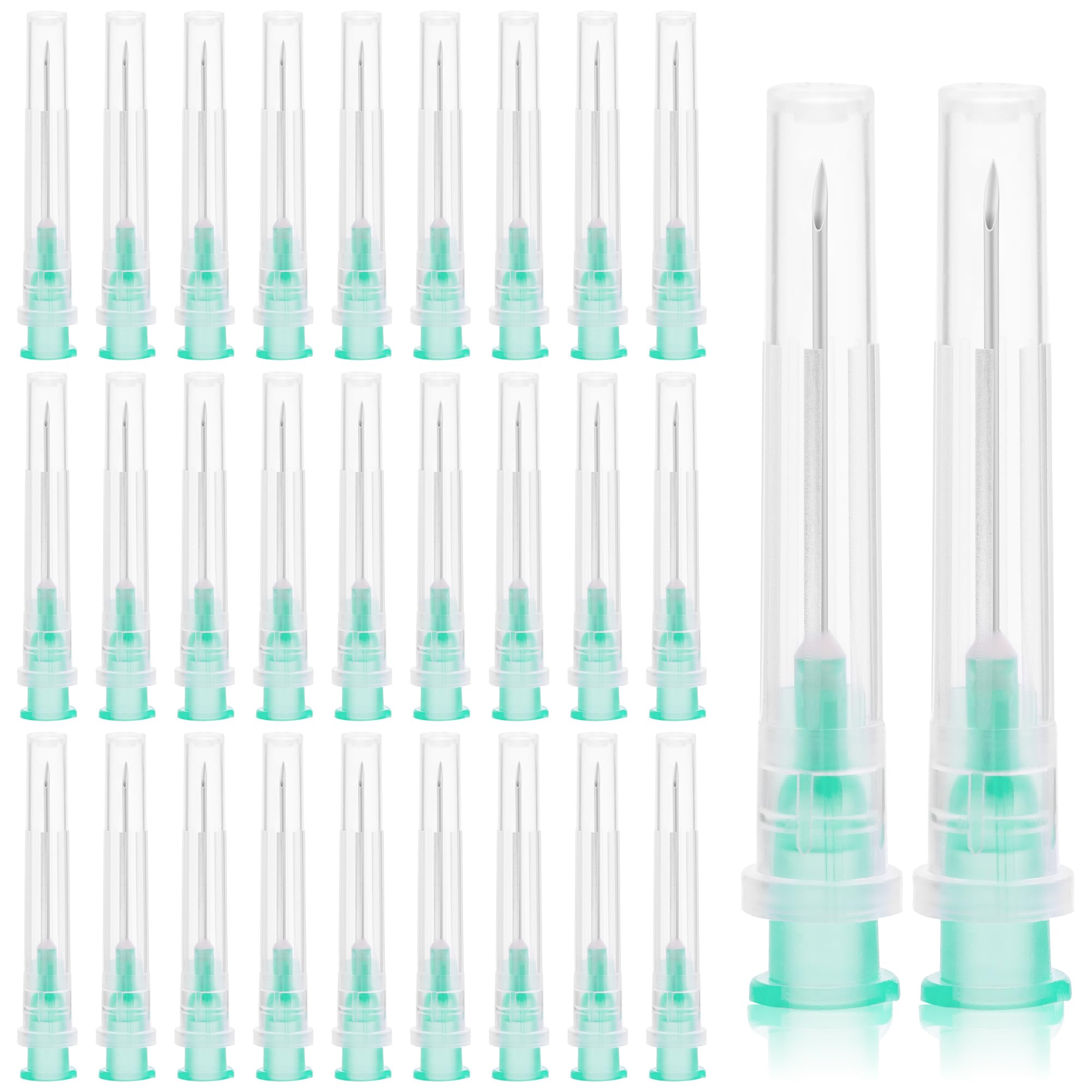 18 Gauge 1 inch Needle with Caps, Disposable Luer Lock for Liquids, Glue, Resin, Industrial and Lab Use, Individually Wrapped, Pack of 100 — Amazon image 12