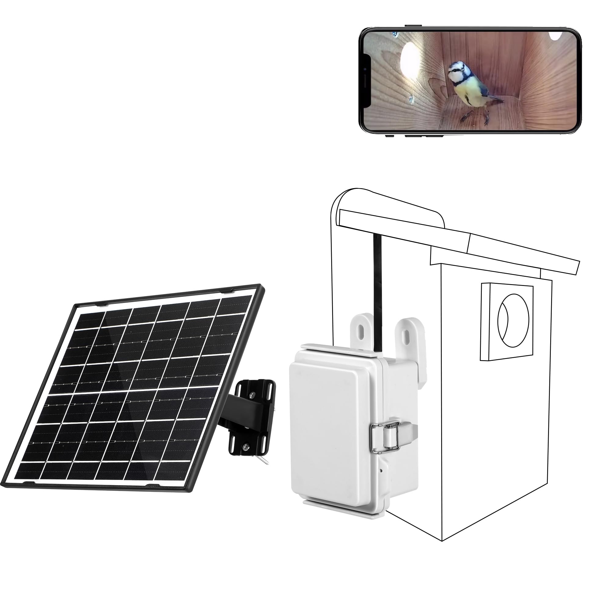 Wanscam K11 - Mini Telecamera Wi-Fi, Full HD 1080p, Microfono, Visione Notturna, Notifiche, ONVIF