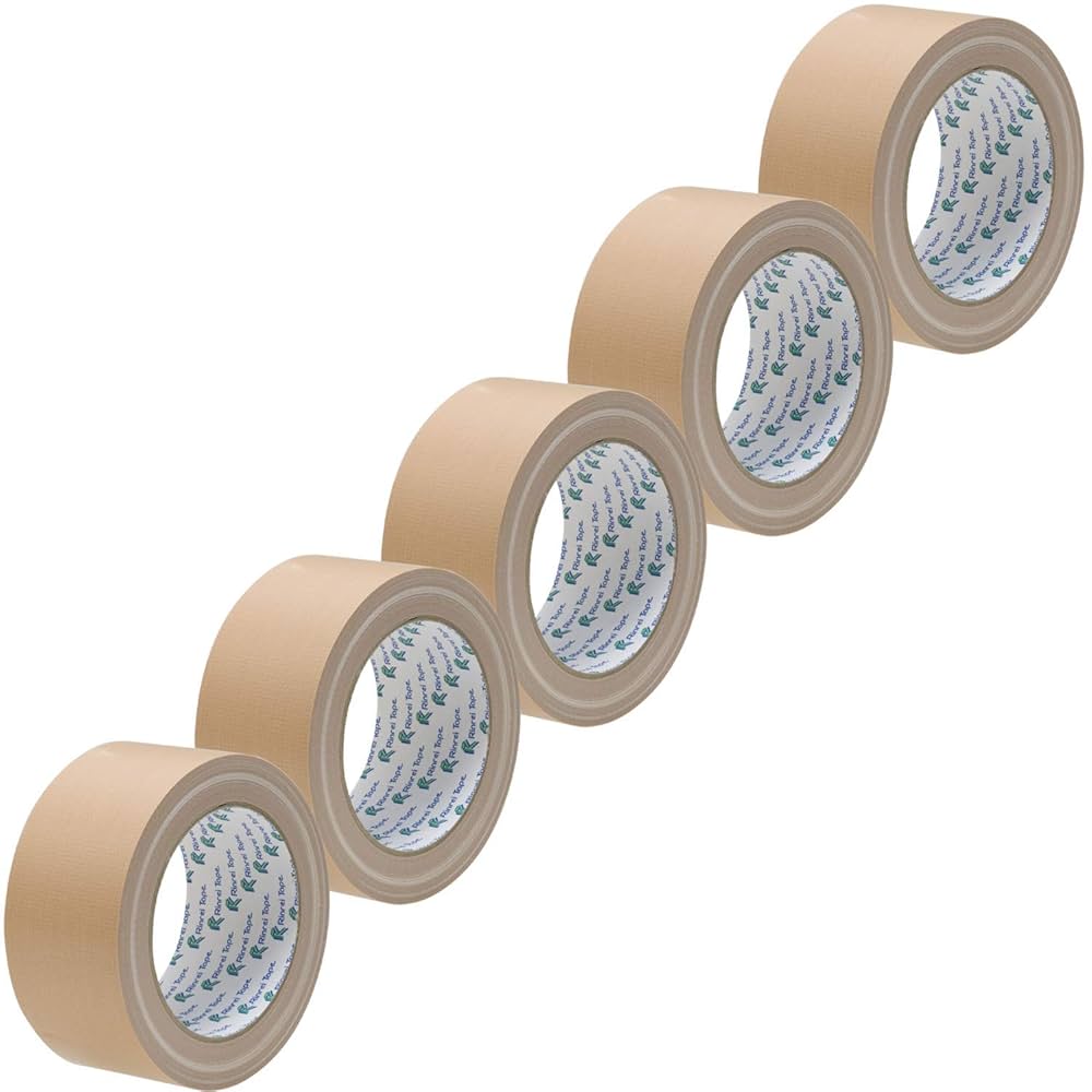 布テープ（若緑）2箱 ガムテープ】 カラー布テープ No.600V 0.22mm厚 幅50mm×長さ25m