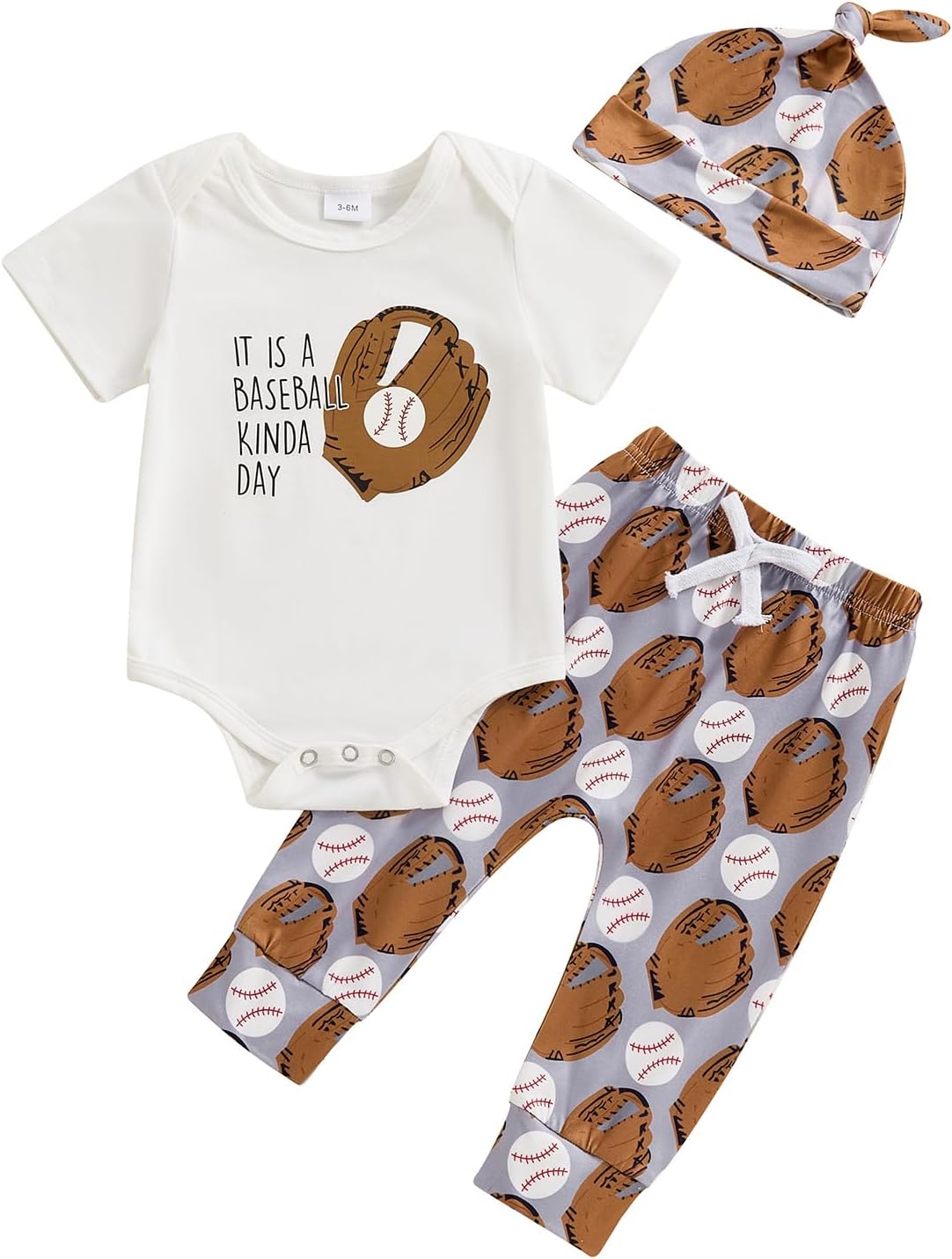 YINGISFITM Baby Boy Farm Clothes Truck Letter Romper Onesie