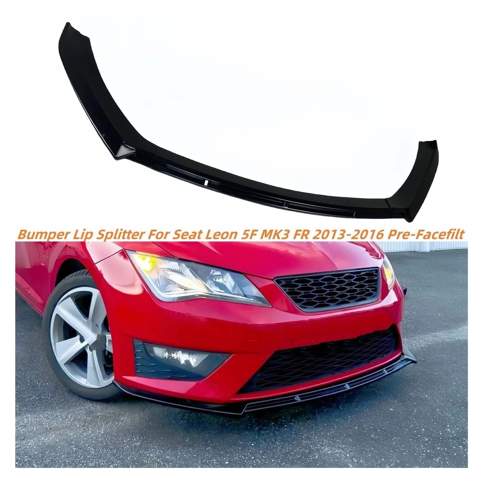 Separador Labios Parachoques Delantero Para Seat Para Leon MK3 FR 13-16