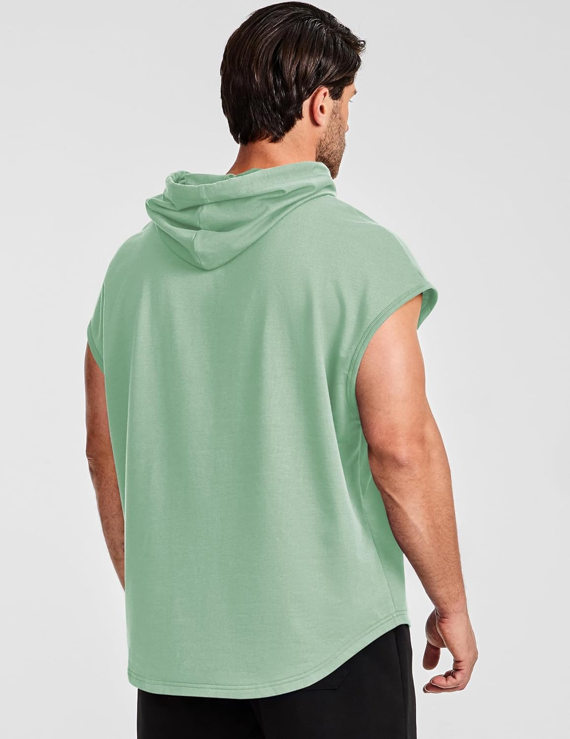 JMIERR Men's Drawstring Hooded Shirts - Casual Loose Fit Cotton Hoodies Tee Shirt for Daily Wear - Image 5