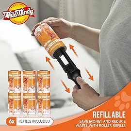 WulaWindy Lint Roller for Pet Hair, Extra Sticky Lint Rollers Pet Hair Remover for Clothes, Work Great on Pet Hair Value Pack (4 Pack) (8 Pack)