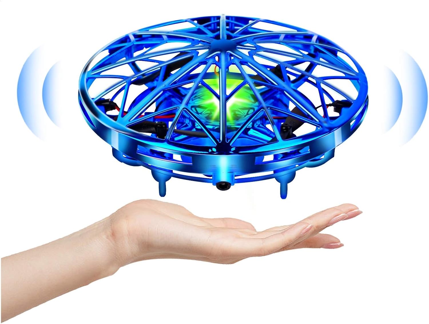 Kizmyee Mini Drone Flying Toy Hand Operated Drones for Kids or Adults