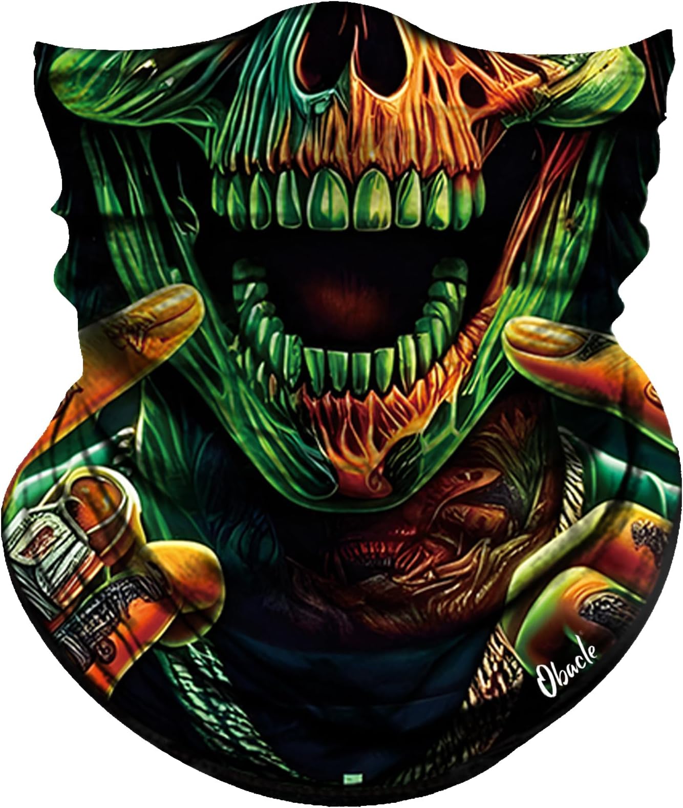 Obacle Neck Gaiter Face Mask Bandana for Dust Wind Sun Protection for Men Women