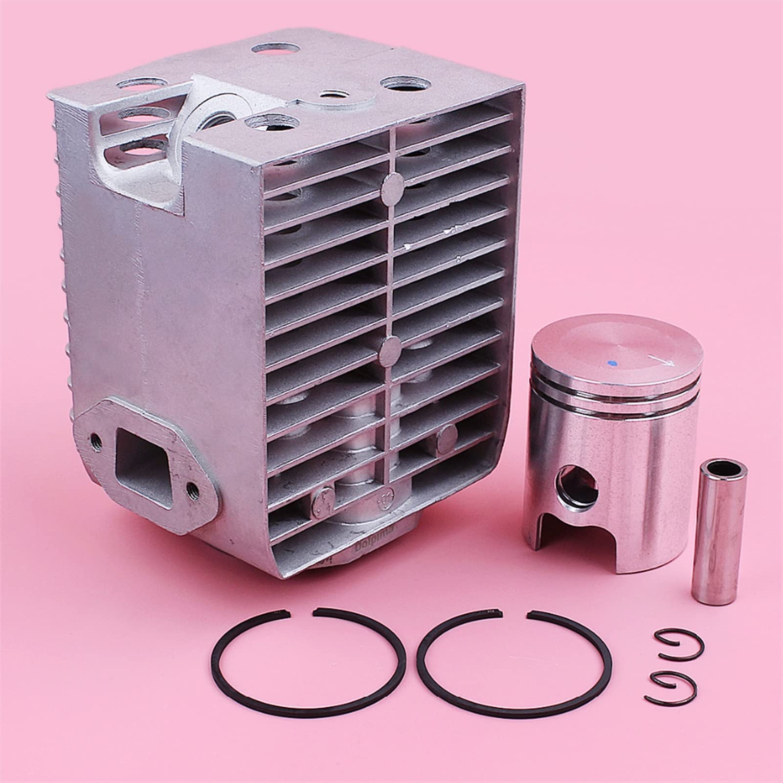 Kit anello elastico for anello pistone cilindro da 45 mm, for parte di ricambio for motosega Wacker WM80 BS500 BS502 BS502I BS600 BS602 BS602I BS700 Kit cilindro motosega