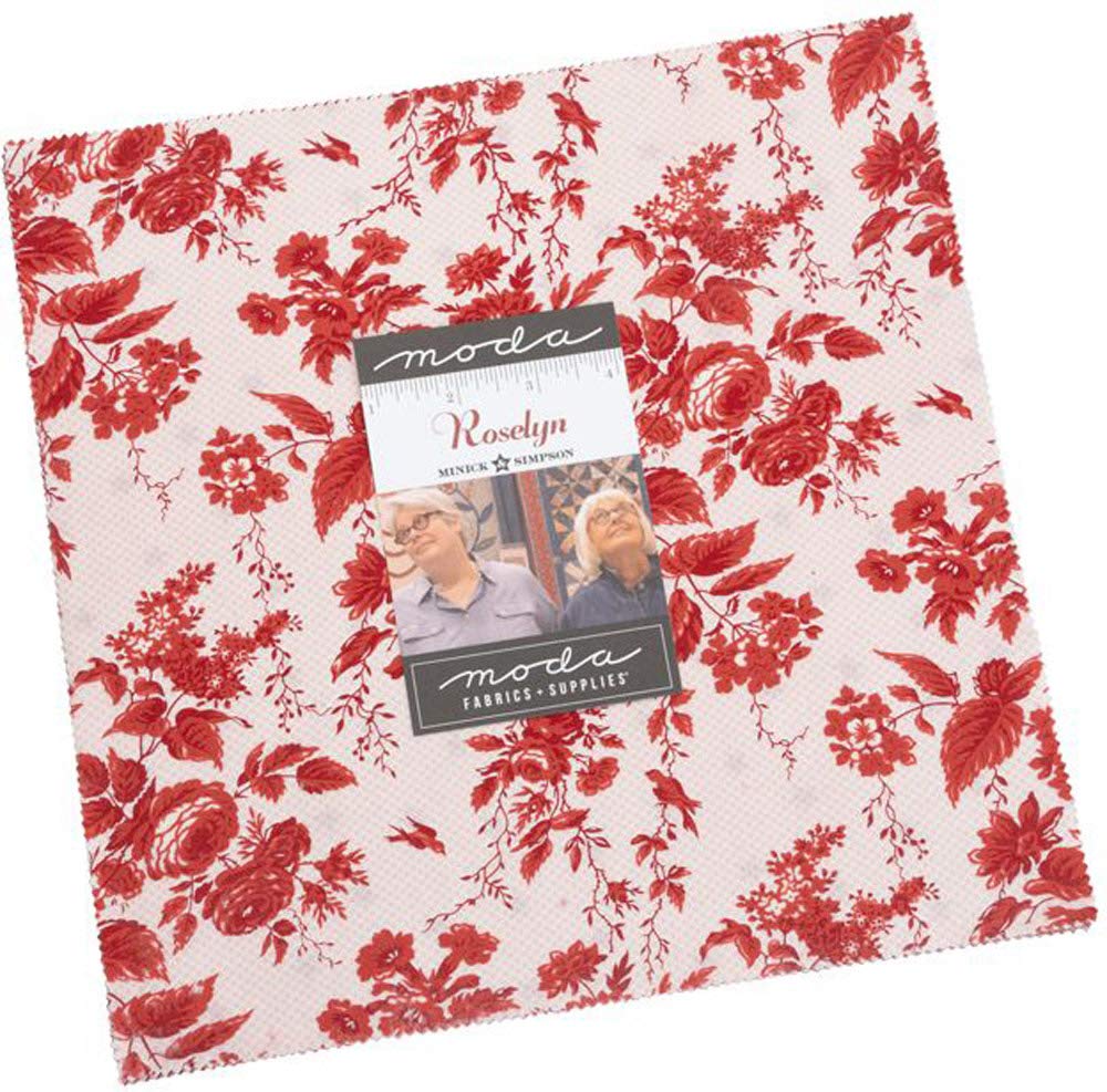 Roselyn Layer Cake, 42-10" Precut Fabric Quilt Squares by Minick & Simpson