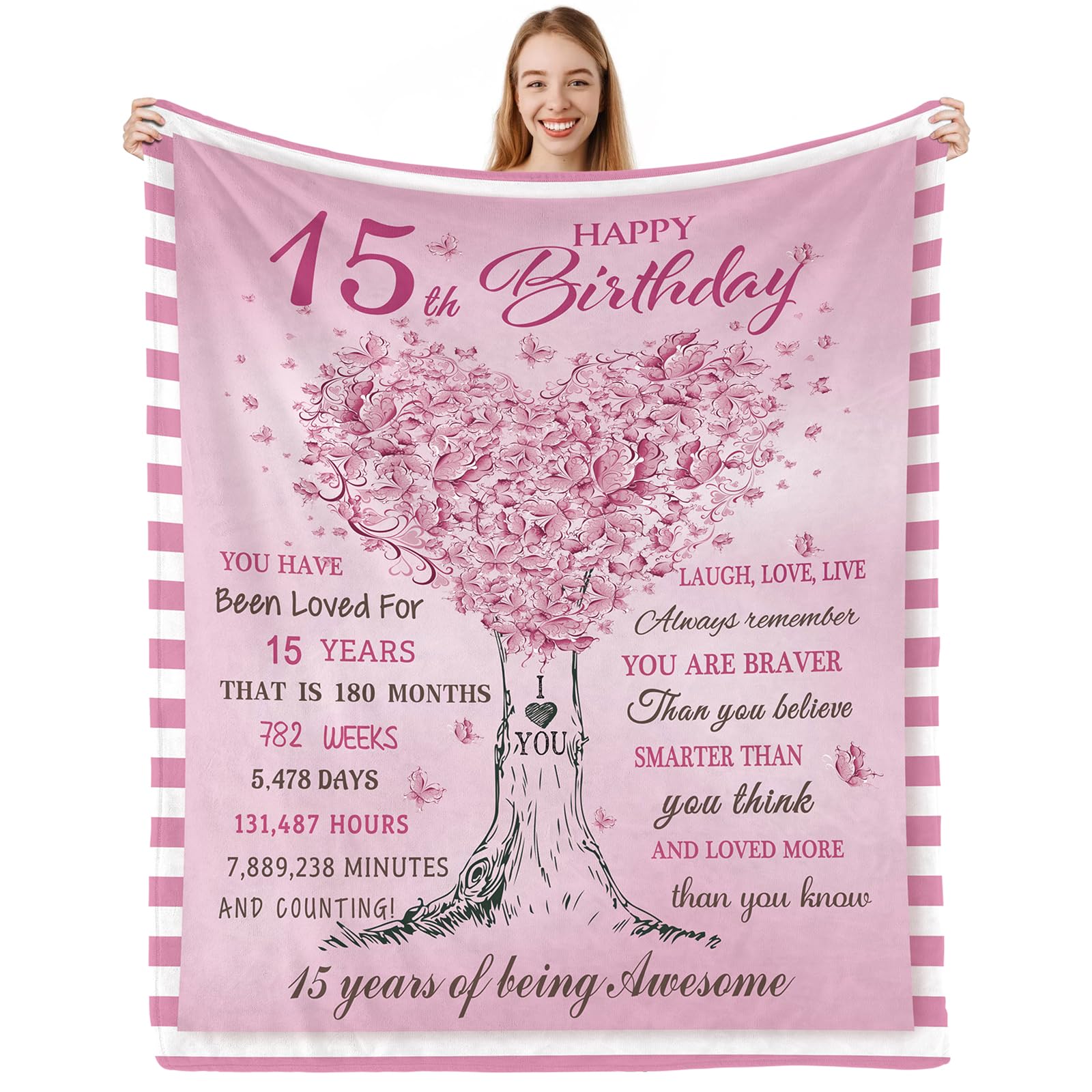 Cadeaux de 15e anniversaire pour filles : miroir de maquillage LED tactile
