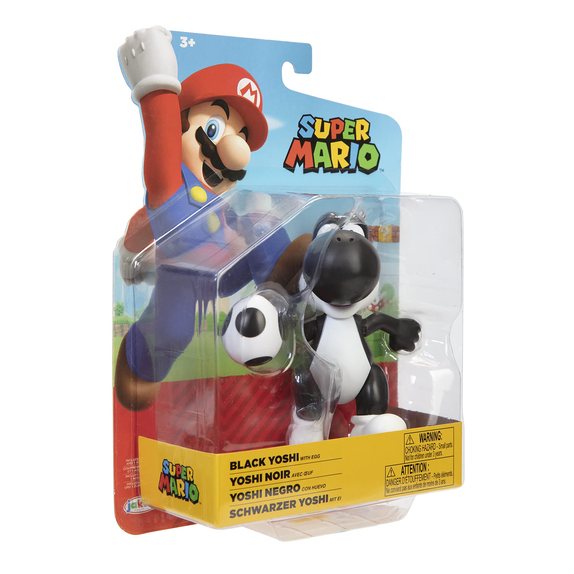 Nintendo Official Super Mario Black Yoshi with Egg