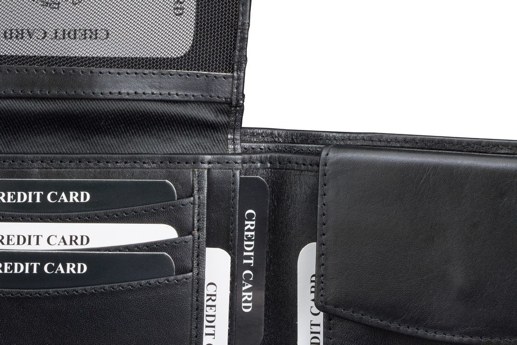 RFID Schutz Leder Geldbeutel (36BNL)