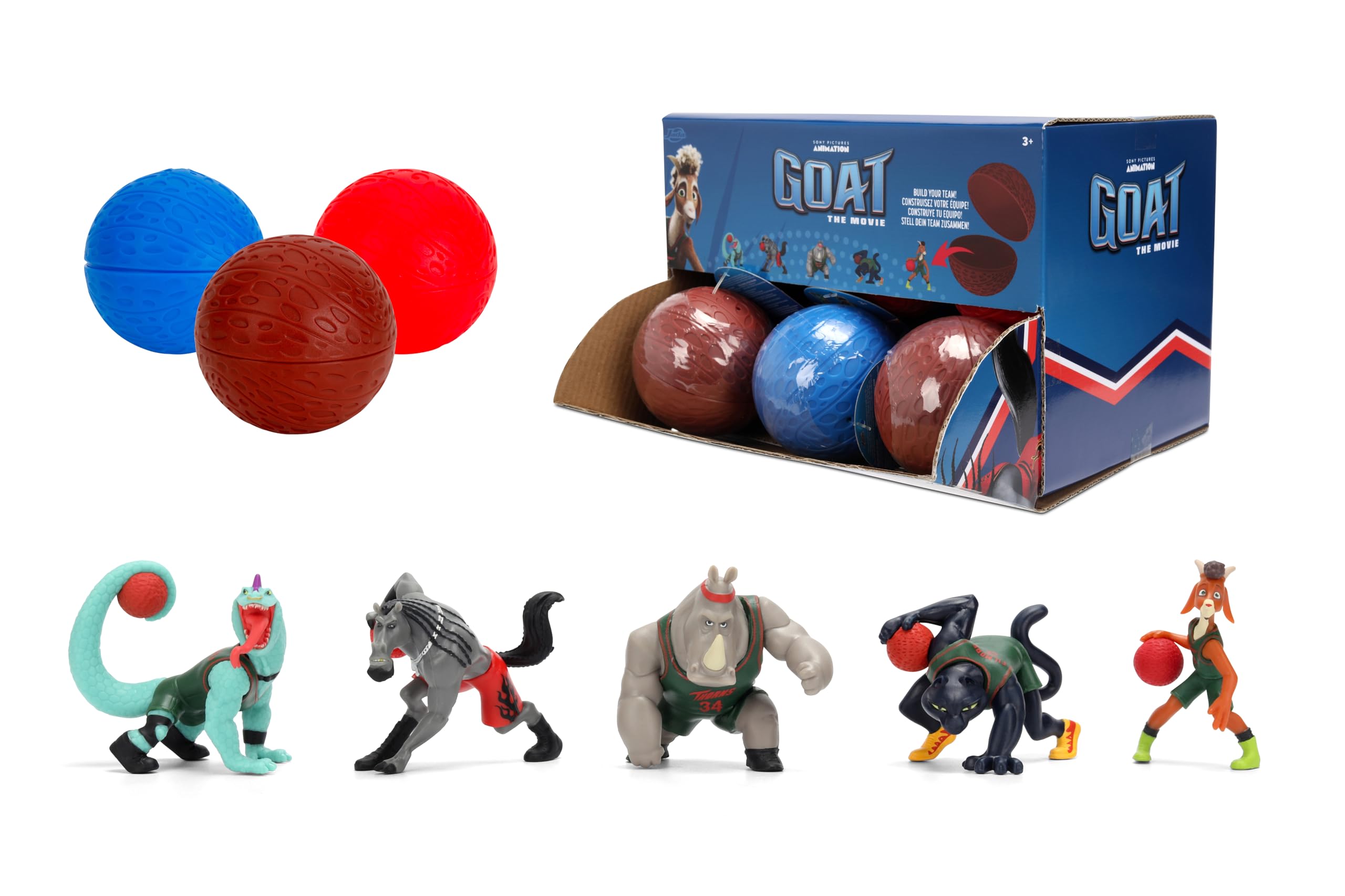 Jada Goat Blind Box Mystery Figure – 2.5” Scale Collectible Figure with Roarball Blind Box Toys(One Piece, Styles May Vary)-picture-27