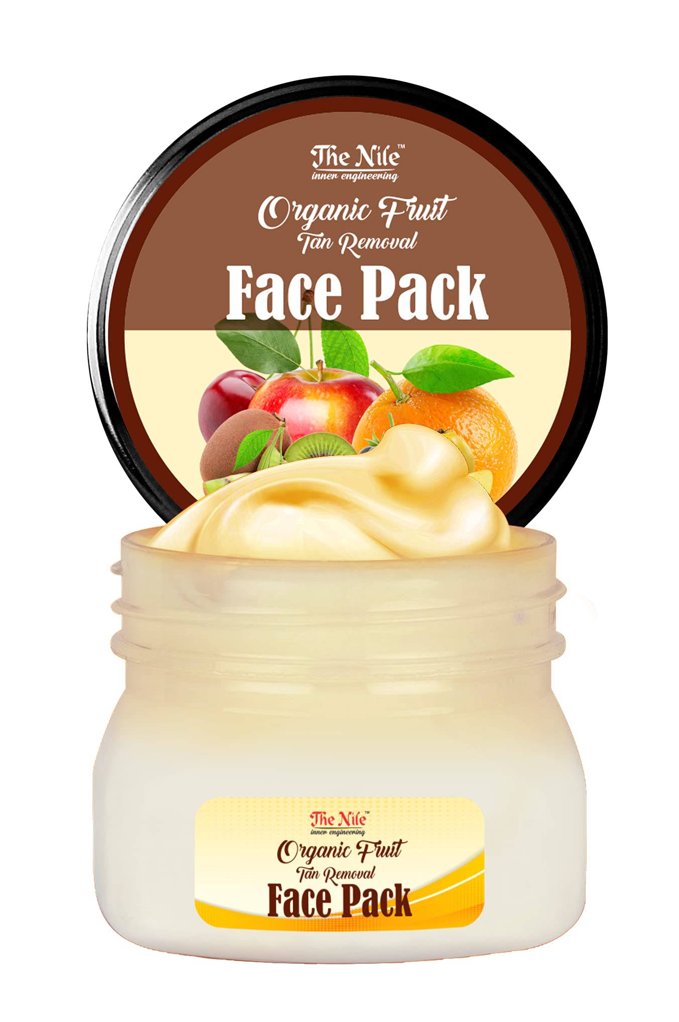 The Nile Organic Fruit Tan Removal Face Pack for Brighten & Even Out Complexion - No Mineral Oil - 100 ML