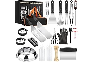 Griddle Accessories Kit: 121 Pieces for Blackstone and Camp Chef Grills