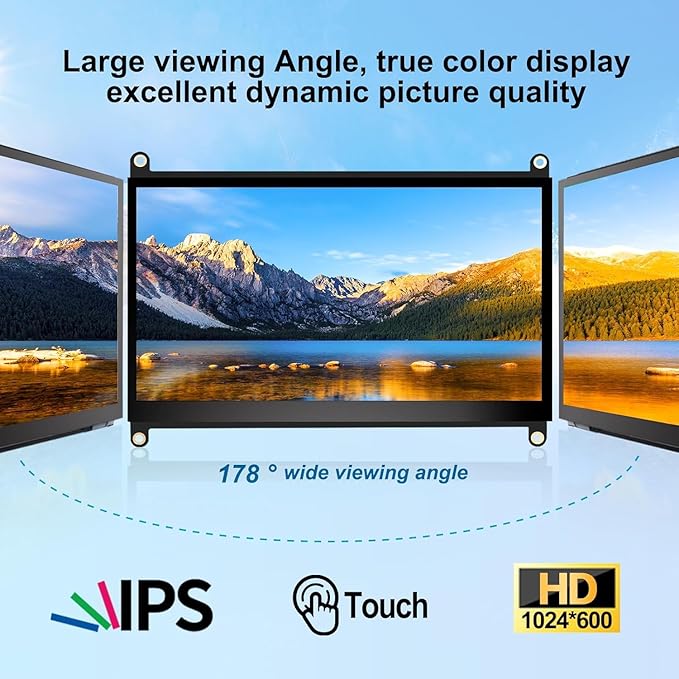 Monitor Táctil Portátil 10.1 Pulgadas HD IPS 1280x800 miniatura 6