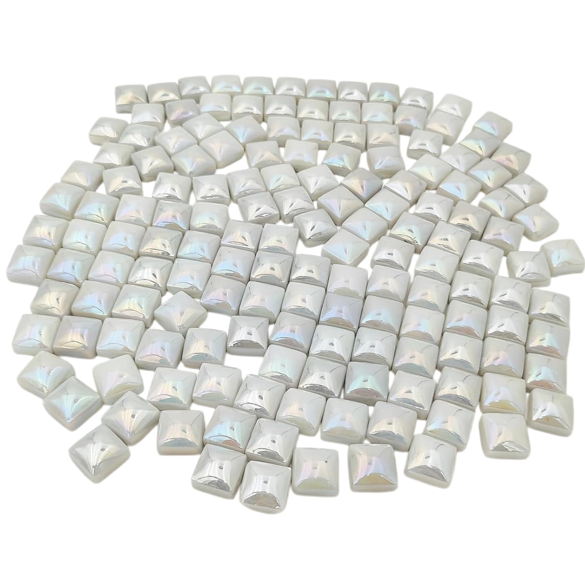 Mosaico de vidrio opaco en piezas de 500g para crear manualidades y platos decorativos
