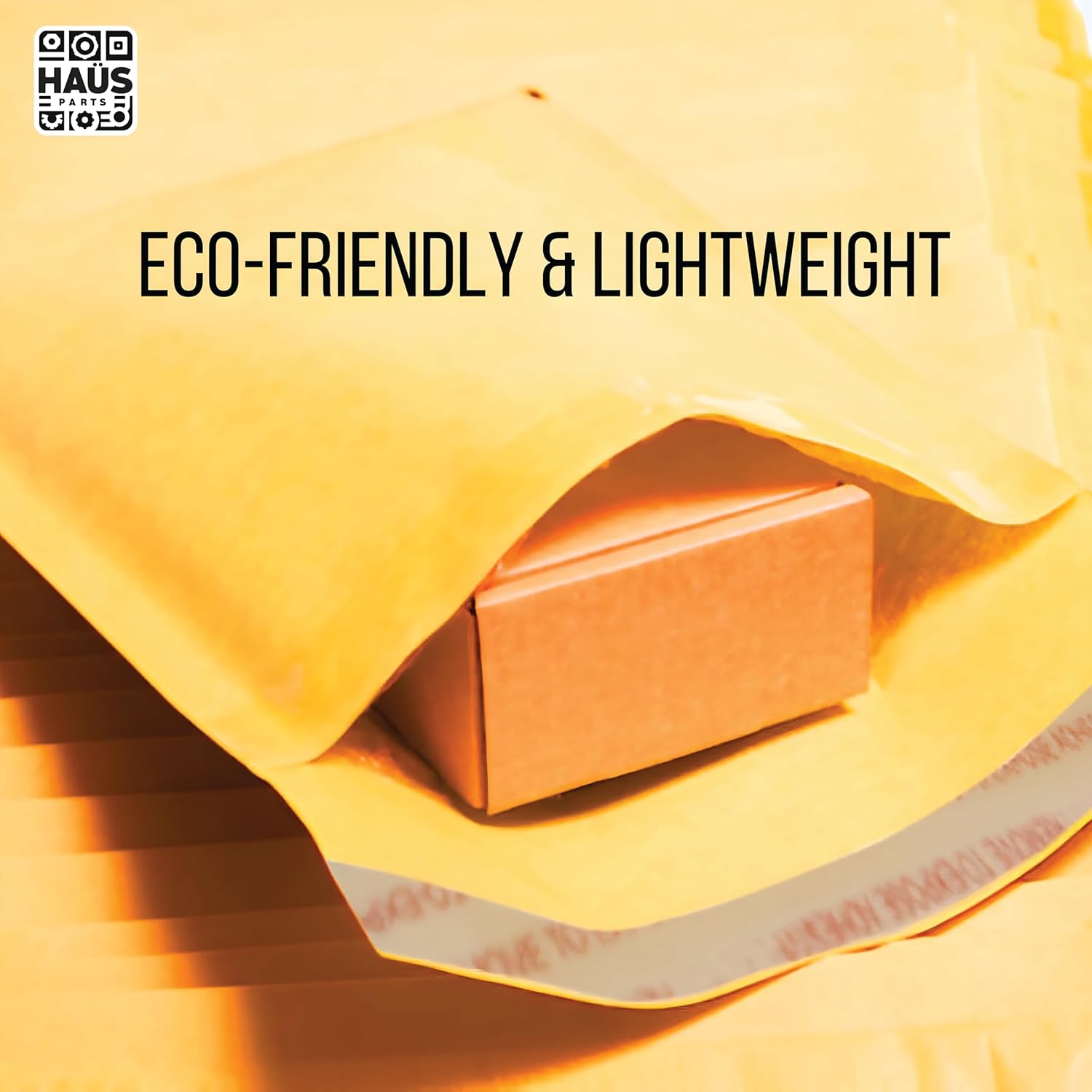 4 X 6 Kraft Bubble Mailer – Self-Seal Padded Envelopes - Durable, Waterproof, Shipping Bags for for Secure Packaging (100-PACK)