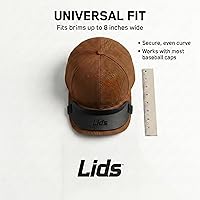 Vista 5 de Lids Doblador de Ala de Sombrero – Curvador de Ala de Gorra de Béisbol y Herramienta de Moldeado, 9 Opciones de Curva con Encaje, Ajuste Universal