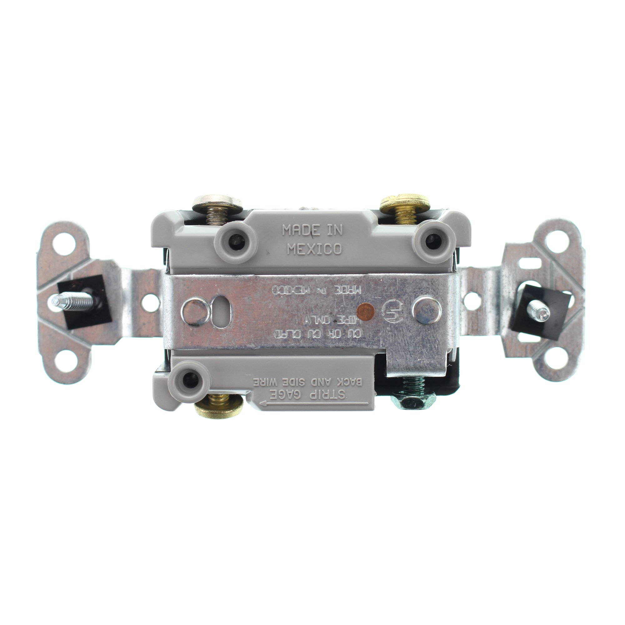 Pass & Seymour 3820 Straight Blade Receptacle, 20A, 125/250V, 3P, 4W, Black