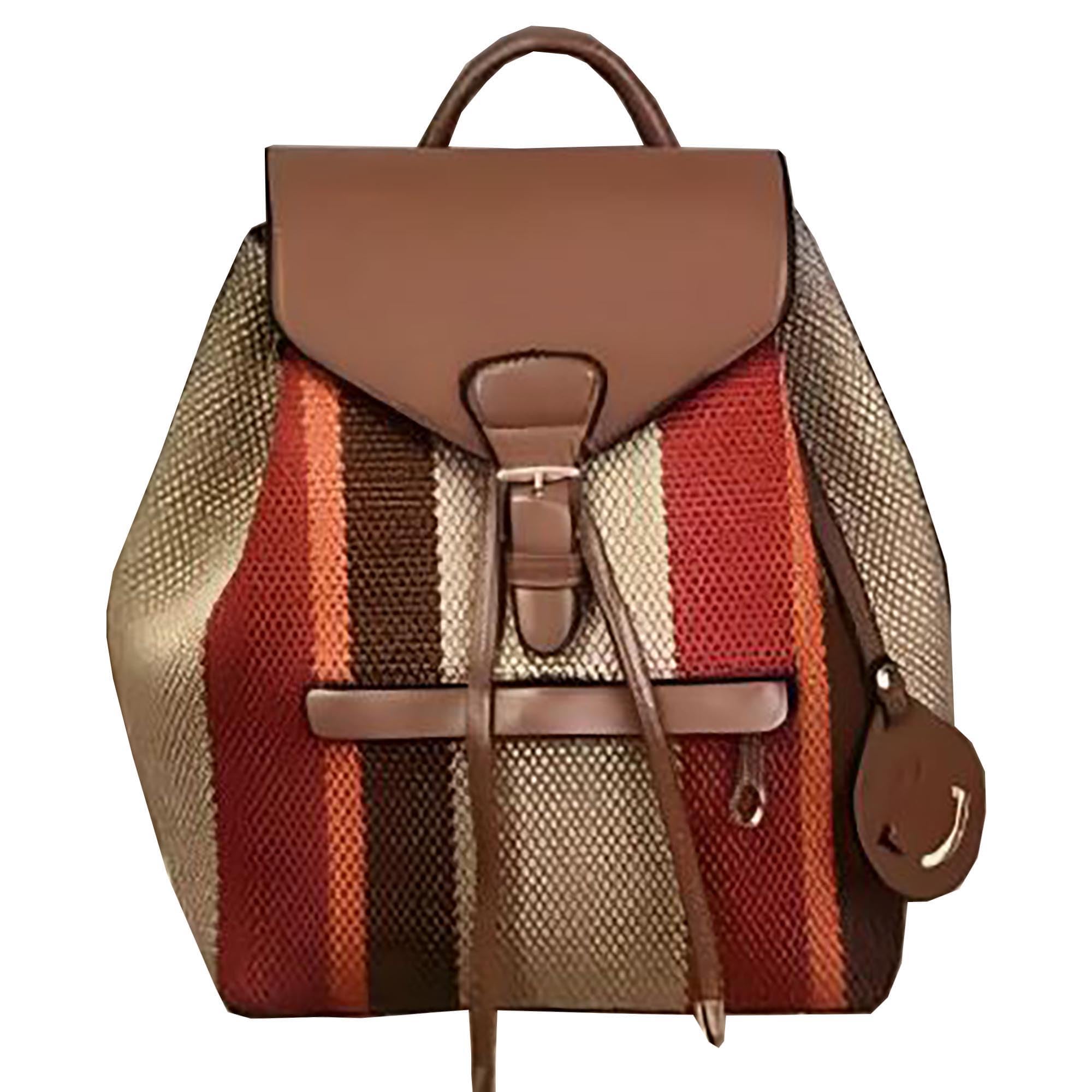 siby PU Leather Shoulder Backpack For Women's-picture-15