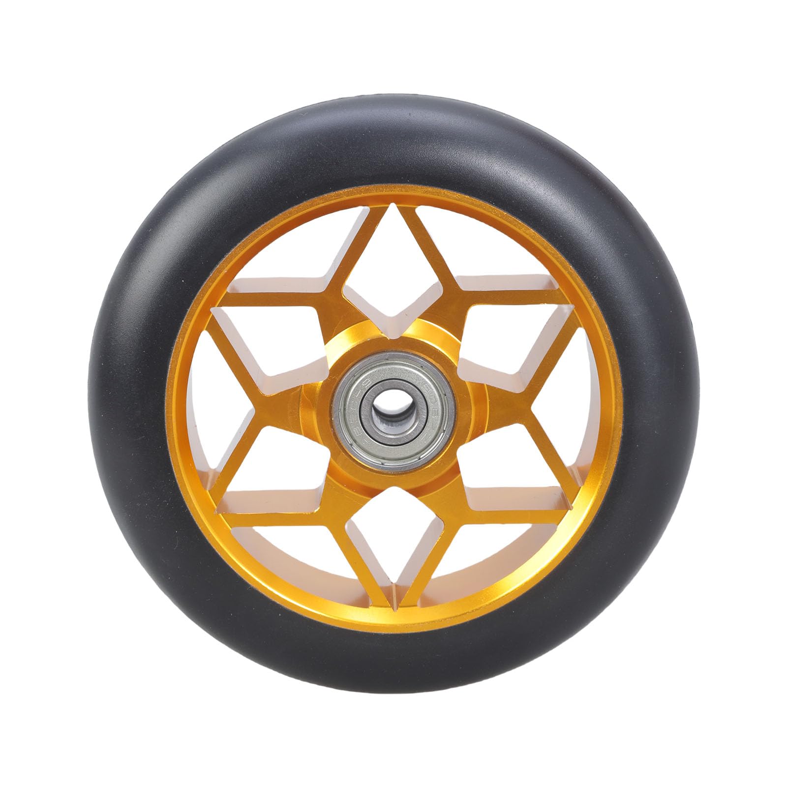 Tsophreniq 110mm Stunt Scooter Replacement Wheel with Bearings Aluminum Alloys Scooter Wheel Kick Accessories Kick Accessories
