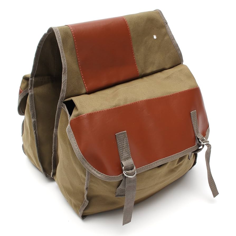 Nero Borsa Da Sella In Pelle Per Moto Da Motociclista Solo Vaster Con