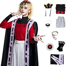 Unisex Men Anime Kimono Dress Douma Cosplay Costume Women Uniform Robe Cape Cloak Suit Halloween Outfit with Hat