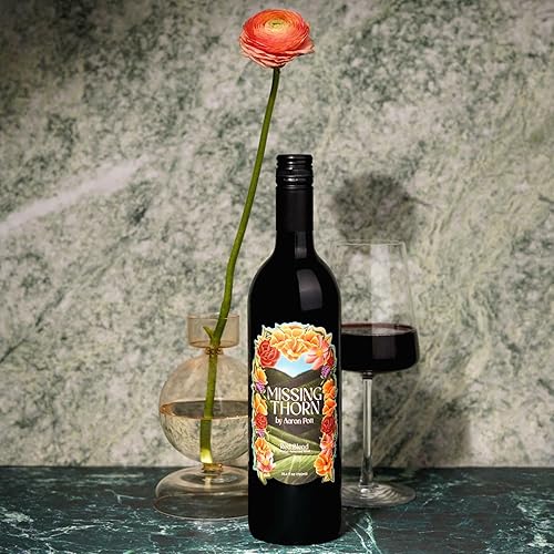 Miniatura 6 de Missing Thorn Vino rojo de Burdeos eliminado con alcohol por Aaron Pott  Sip Clean vino sin alcohol con mora rica, cereza negra y cassis  Bajo en