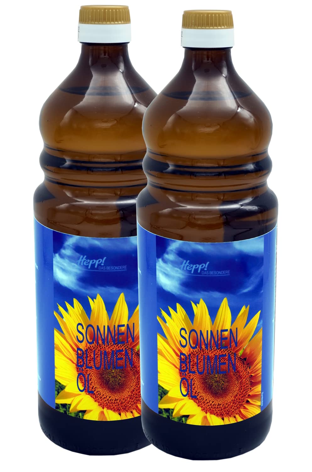 Sunflower Oil 2 Litres 2 x 1L with a Remarkable Proportion of Vitamin E and Polyunsaturated Fatty Acids