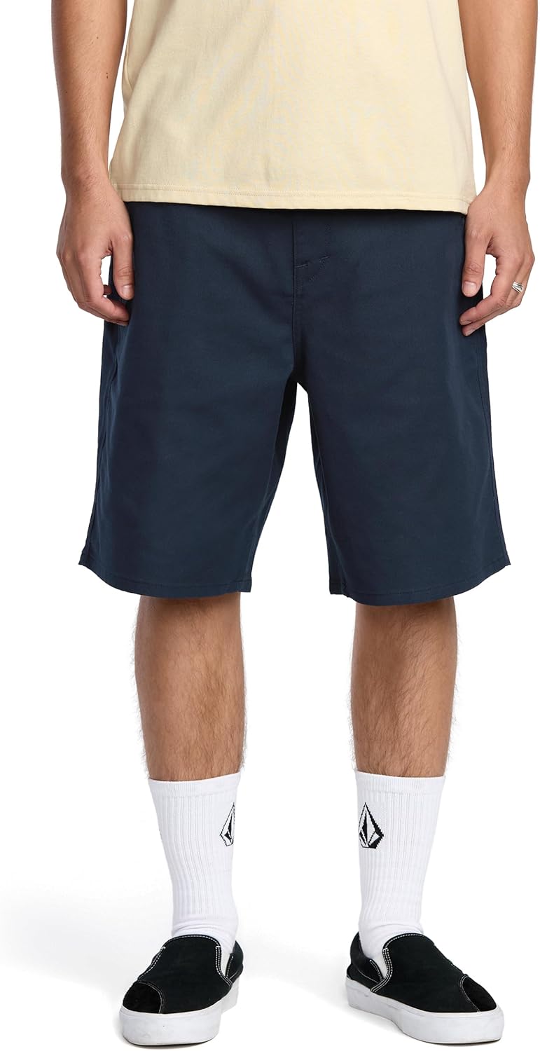 Volcom Mens Billow Loose Baggy Fit 22" Chino Short