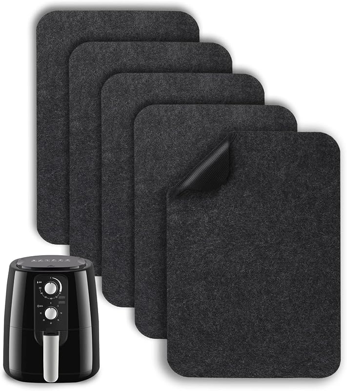 Heat Resistant Mat Countertop Air Fryer Kitchen Appliance Slider Mats,5PCS 17 x 12 In Thickened Kitchen Countertop Heat Protector Mat Compatible for Ninja Foodi Air Fryer,Coffee Maker,Blender