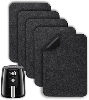 Heat Resistant Mat Countertop Air Fryer Kitchen Appliance Slider Mats,5PCS 17 x 12 In Thickened Kitchen Countertop Heat Protector Mat Compatible for Ninja Foodi Air Fryer,Coffee Maker,Blender