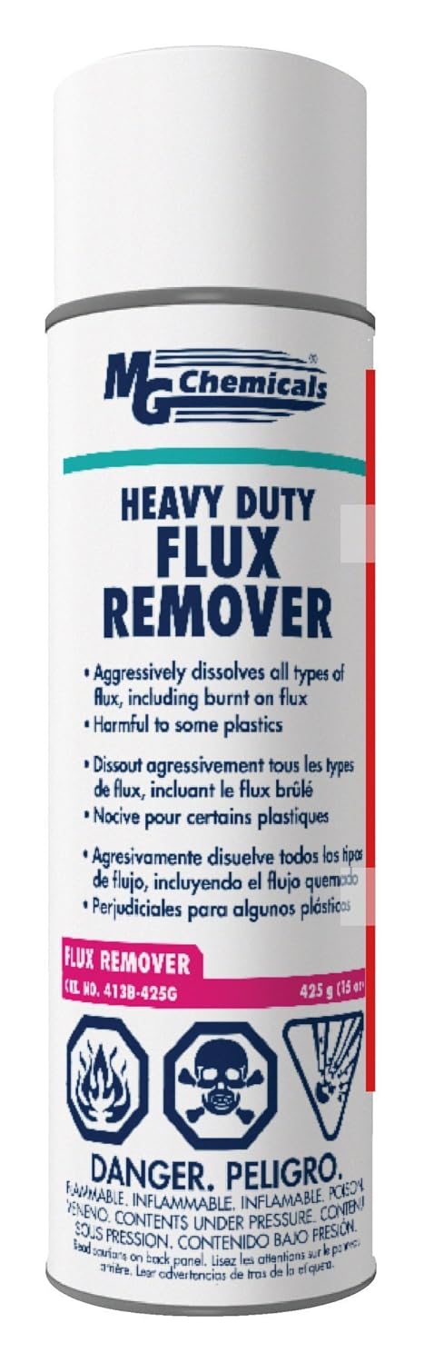 MG Chemicals - 413B-425G 413B Heavy Duty Flux Remover, 425g (14.90 oz) Aerosol Can